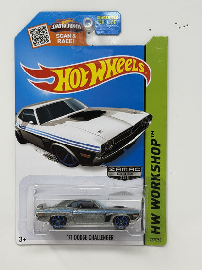 Hot Wheels ZAMAC HW Workshop 1971 Dodge Challenger 1:64 Diecast