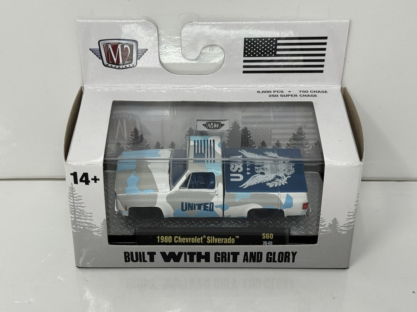 M2 Machines Grit & Glory 1980 Chevrolet Silverado 1:64 Diecast