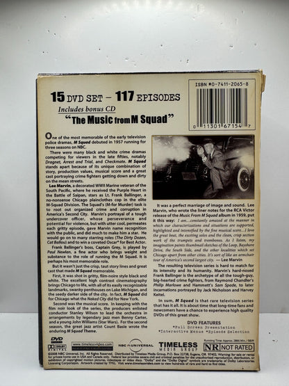 M Squad Complete Series (DVD) Lee Marvin Crime