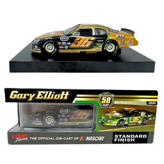 Lionel Nascar #36 Gary Elliott Quaker State 2022 Chevy 1:24 Diecast AUTOGRAPHED
