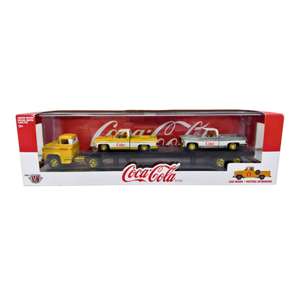 M2 Machines Auto Haulers Chevrolet Pickup Truck Set Coca-Cola 164 Diecast Custom