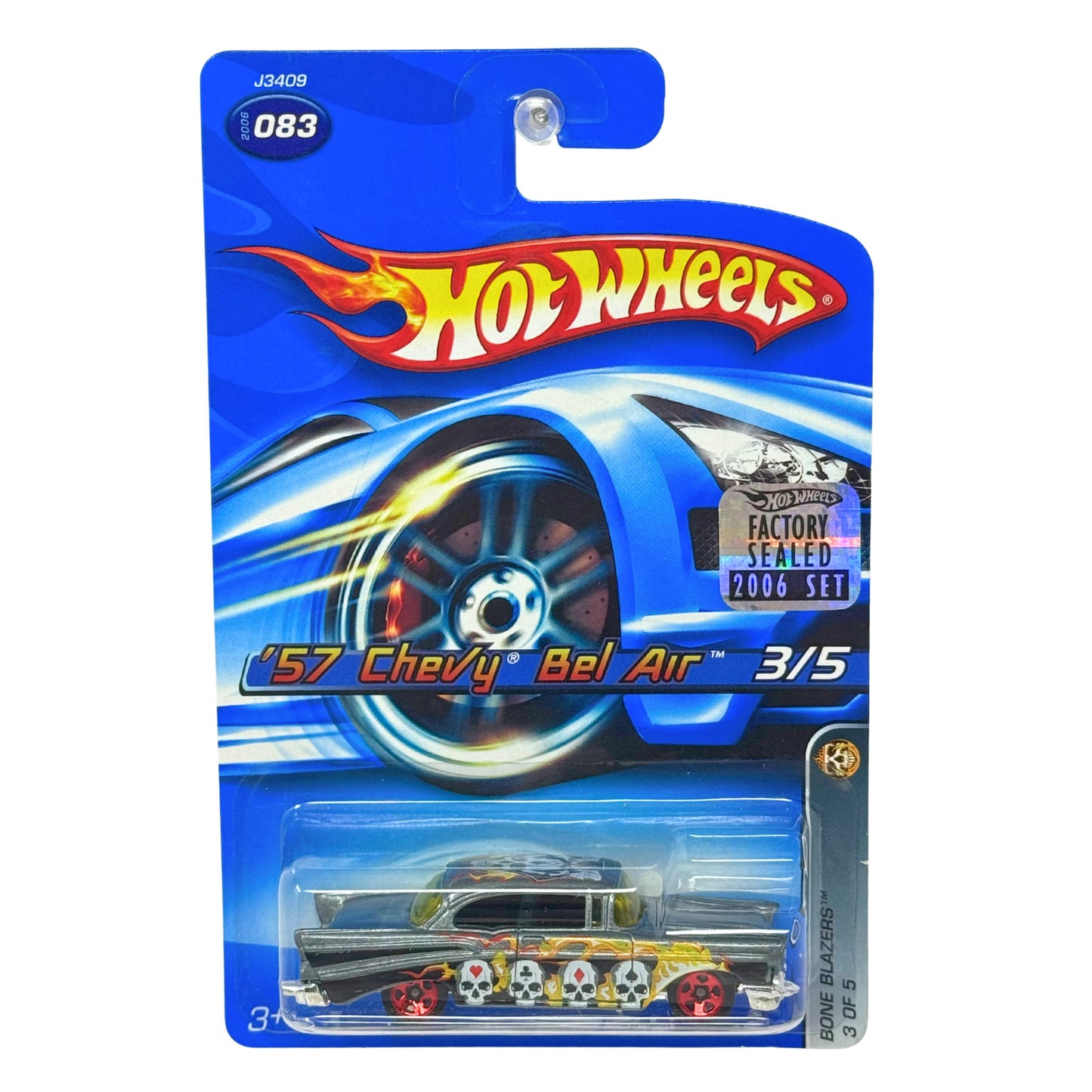 Hot Wheels Bone Blazers 1957 Chevy Bel Air 1:64 Diecast Factory Sealed