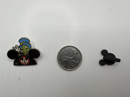 WDW Disney Mickey Ears Hat Jiminy Cricket Hidden Mickey Pinocchio Trading Pin DC1S3
