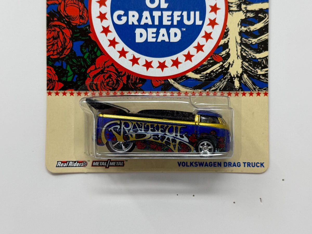 Hot Wheels Grateful Dead Volkswagen Drag Truck 1:64 Diecast Real Riders