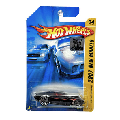 Hot Wheels New Models 1969 Ford Mustang 1:64 Diecast Factory Sealed Black