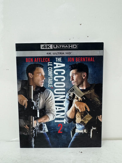 The Accountant 2 (4K UHD Blu-ray) Action Brand New and Sealed!!!