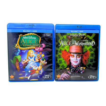 Alice in Wonderland (Blu-ray) Disney Animated & Live Action Collection
