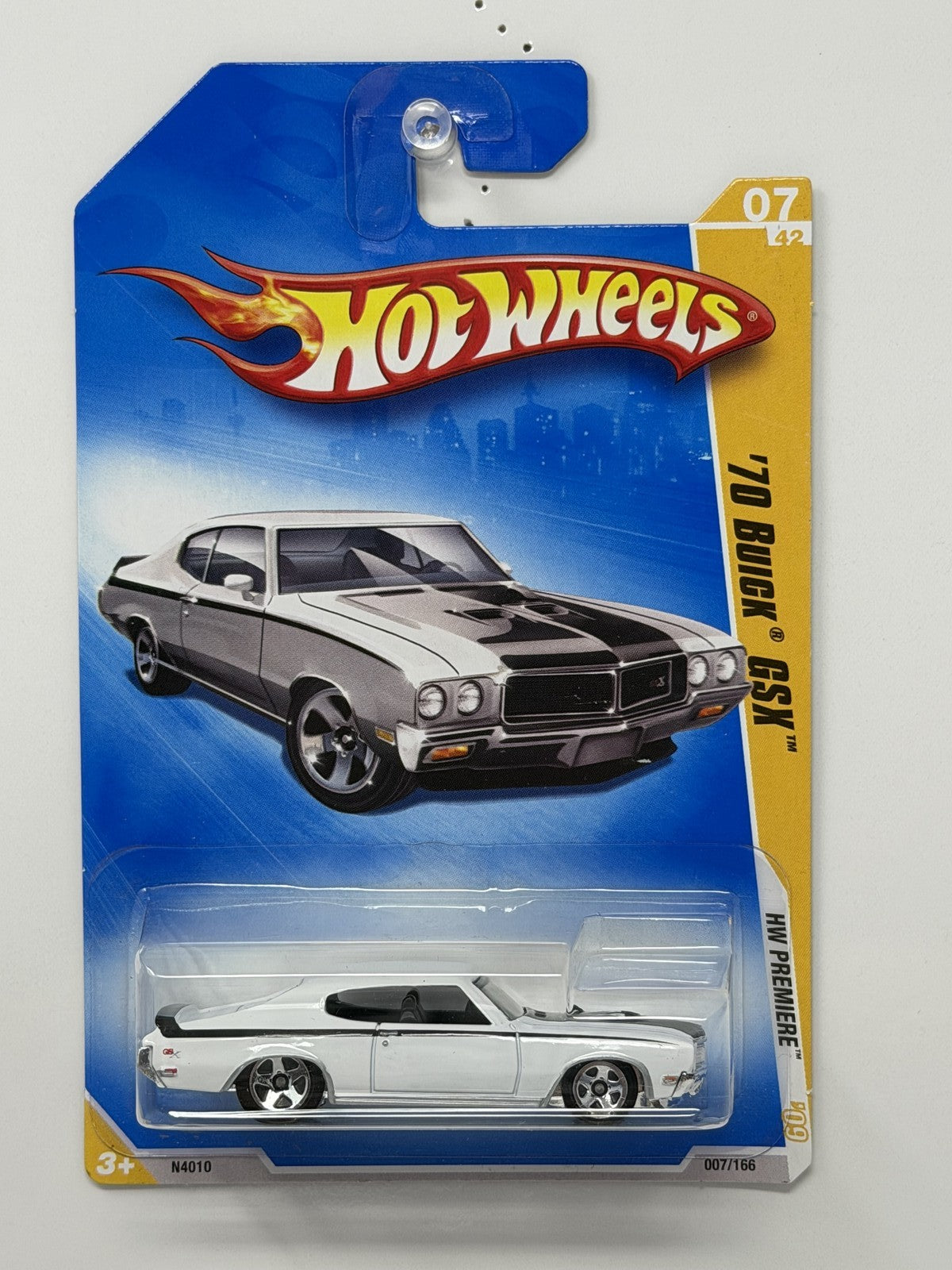 Hot Wheels HW Premiere 1970 Buick GSX 1:64 Diecast White