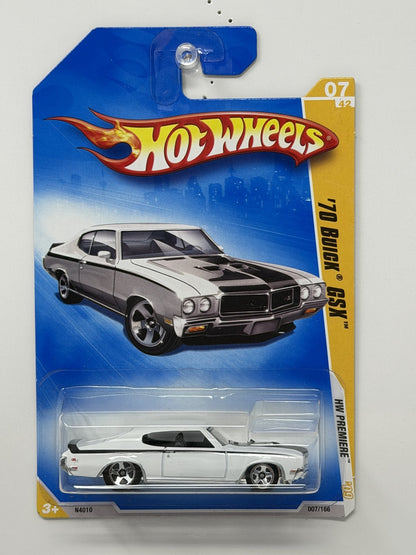 Hot Wheels HW Premiere 1970 Buick GSX 1:64 Diecast White