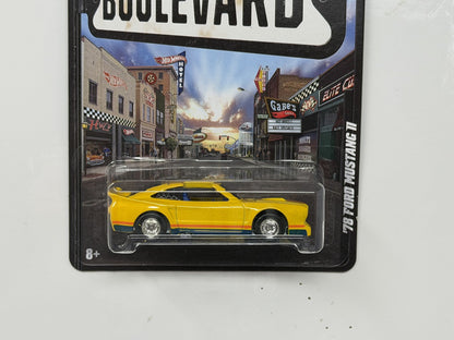 Hot Wheels Boulevard 1978 Ford Mustang II 1:64 Diecast Real Riders