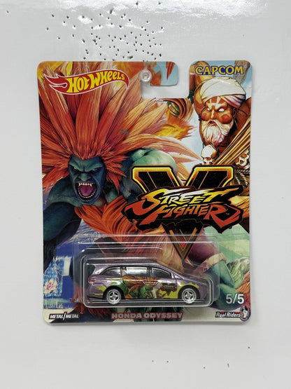 Hot Wheels Street Fighter V Honda Odyssey 1:64 Diecast Real Riders