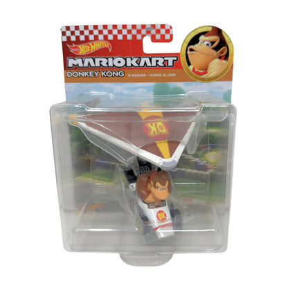 Hot Wheels Mario Kart Donkey Kong B-Dasher + Super Glider 1:64 Diecast