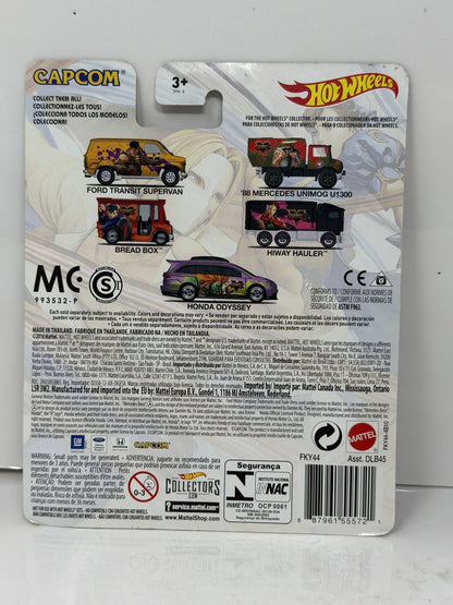 Hot Wheels Street Fighter V Bread Box 1:64 Diecast Real Riders