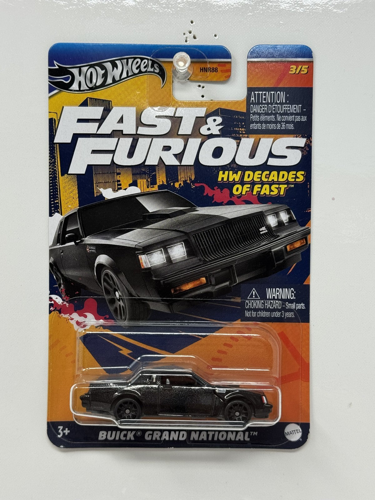Hot Wheels Fast & Furious HW Decades of Fast Buick Grand National 1:64 Diecast