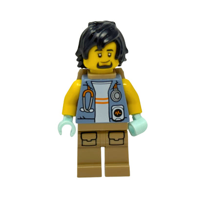 LEGO City Jungle Explorer Dr. Medic Vet Minifigure