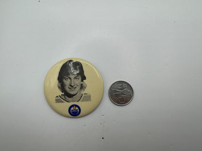 Wayne Gretzky Edmonton Oilers NHL Hockey Button Pin