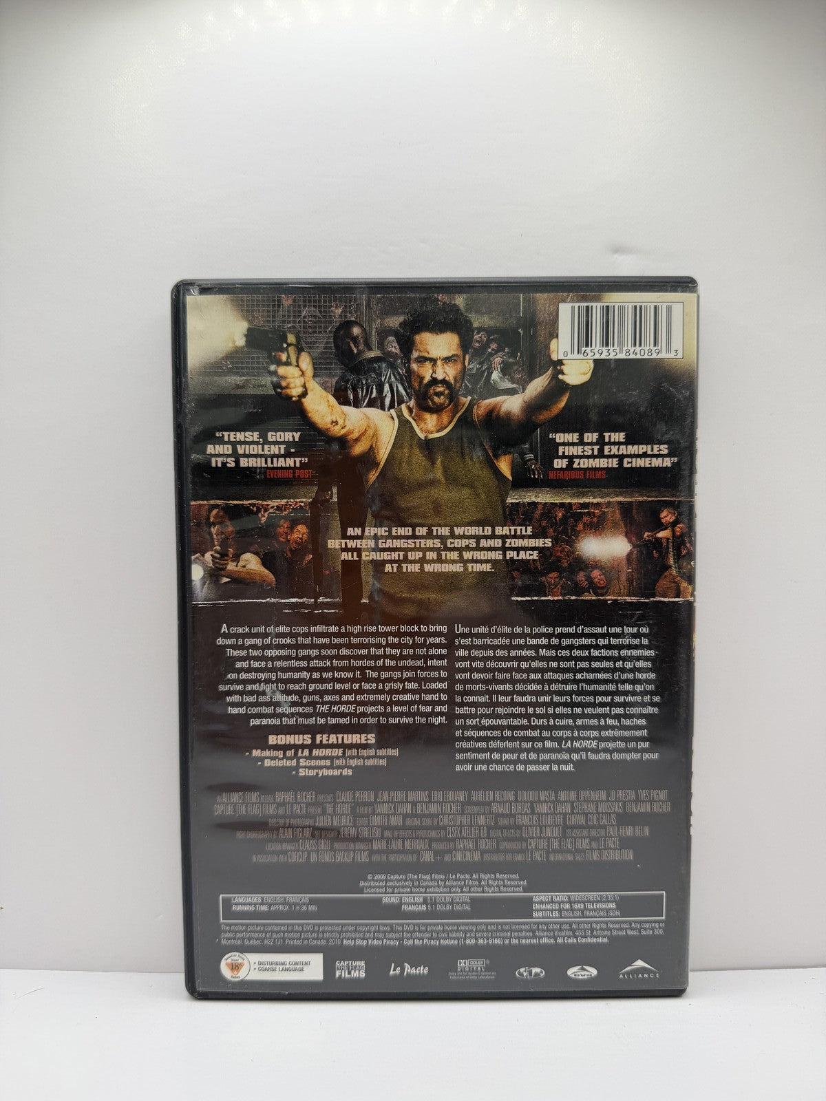The Horde (DVD) Eriq Ebouaney Horror