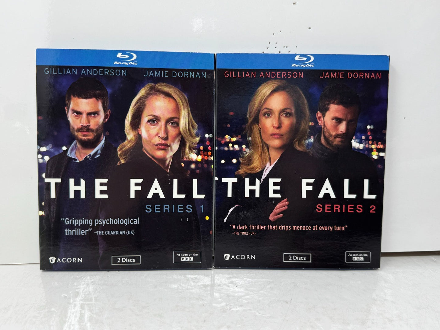The Fall Seasons 1-2 (Blu-ray) Gillian Anderson Crime Drama TV Series
