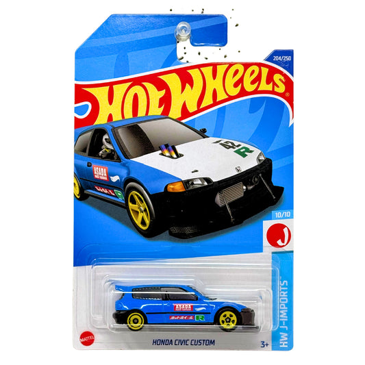 Hot Wheels HW J-Imports Honda Civic Custom JDM 1:64 Diecast