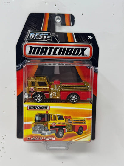 Matchbox Best Of 1975 Mack CF Pumper 1:64 Diecast Gold