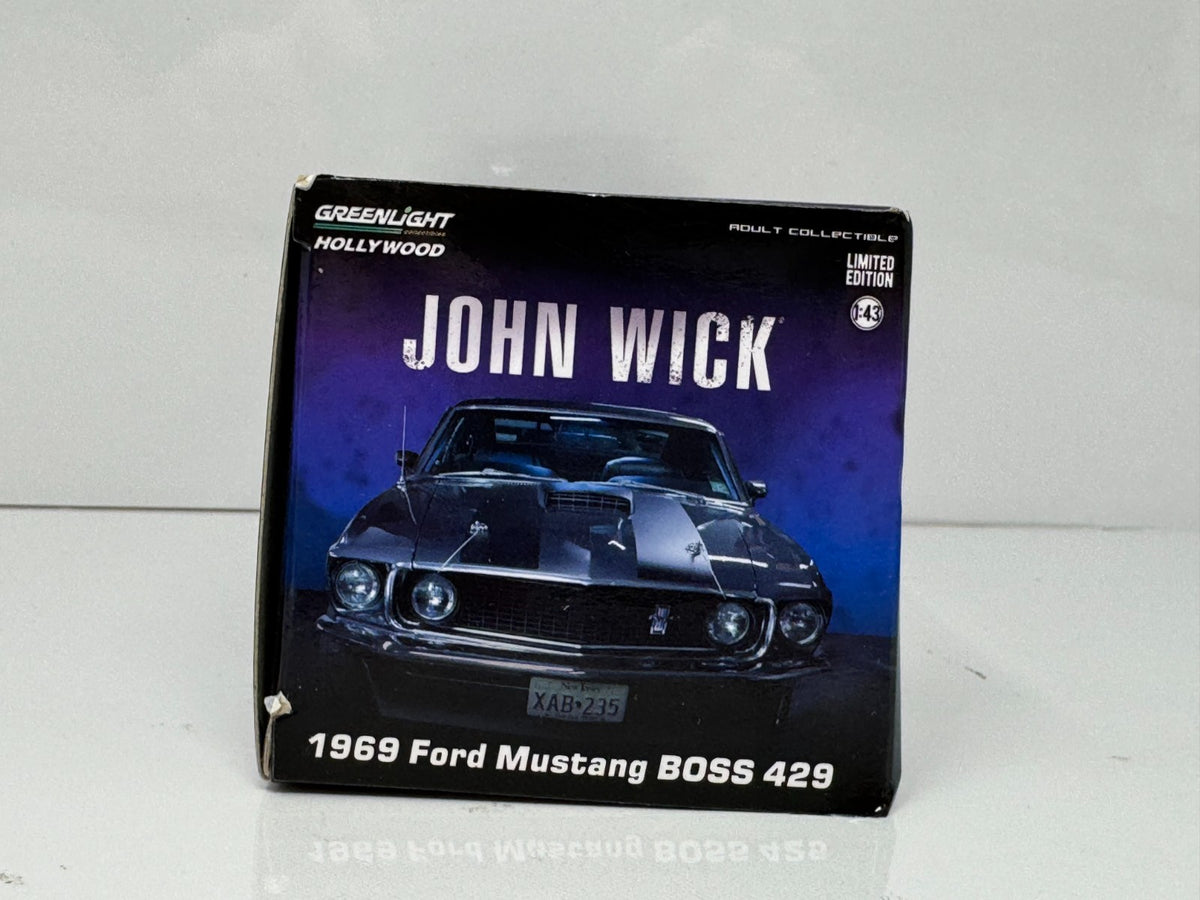 Greenlight Hollywood John Wick 1969 Ford Mustang Boss 429 1:43 Diecast