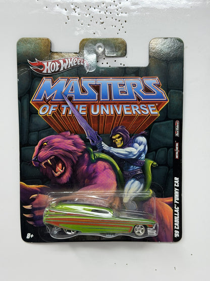Hot Wheels Masters of the Universe Cadillac Funny Car 1:64 Diecast Real Riders
