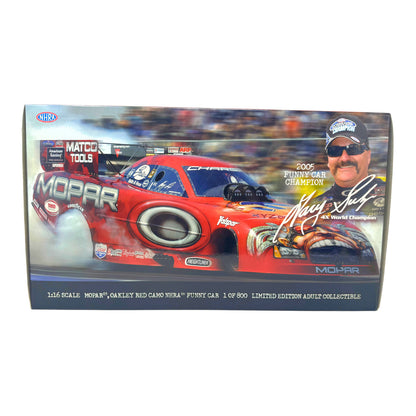 Milestone Gary Scelzi NHRA Oakley Red Camo Dodge Stratus Funny Car 1:16 Scale