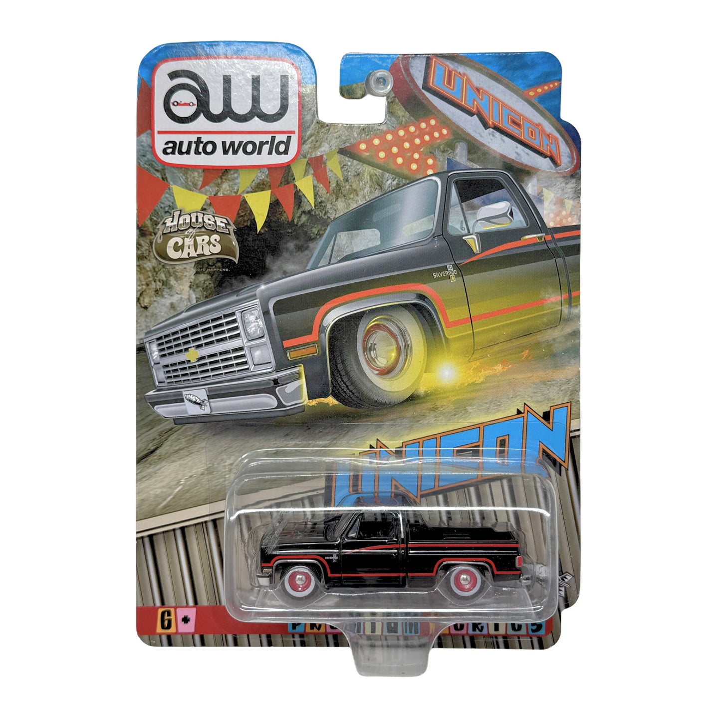 Auto World House of Cars 1983 Chevrolet Silverado Unicon 1:64 Diecast