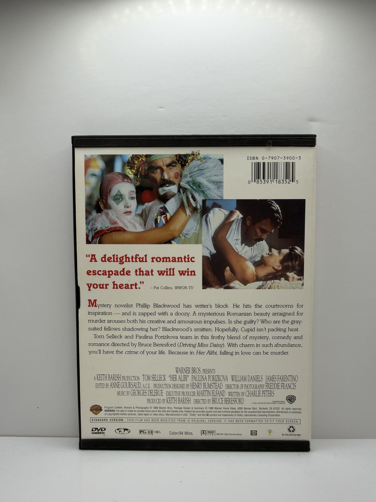 Her Alibi (DVD) Tom Selleck Comedy