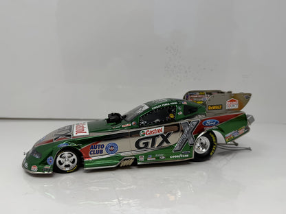 Action NHRA Ashley Force Castrol 2010 Ford Mustang Color Chrome 1:24 Diecast