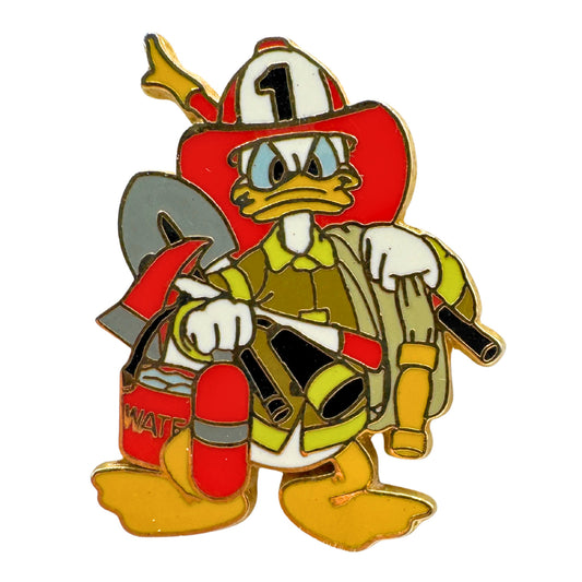Disney Donald Duck Firefighter Main Street Firehouse Trading Pin DC2S10