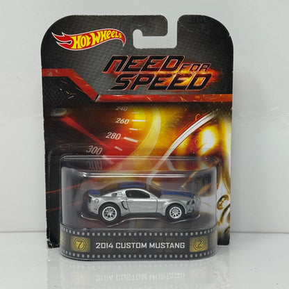 Hot Wheels Retro Entertainment Need For Speed Ford Custom Mustang 1:64 Diecast