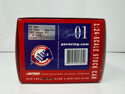 Action NASCAR Bill Elliott #9 Spider-Man 2001 Dodge Intrepid RT 1:24 Diecast