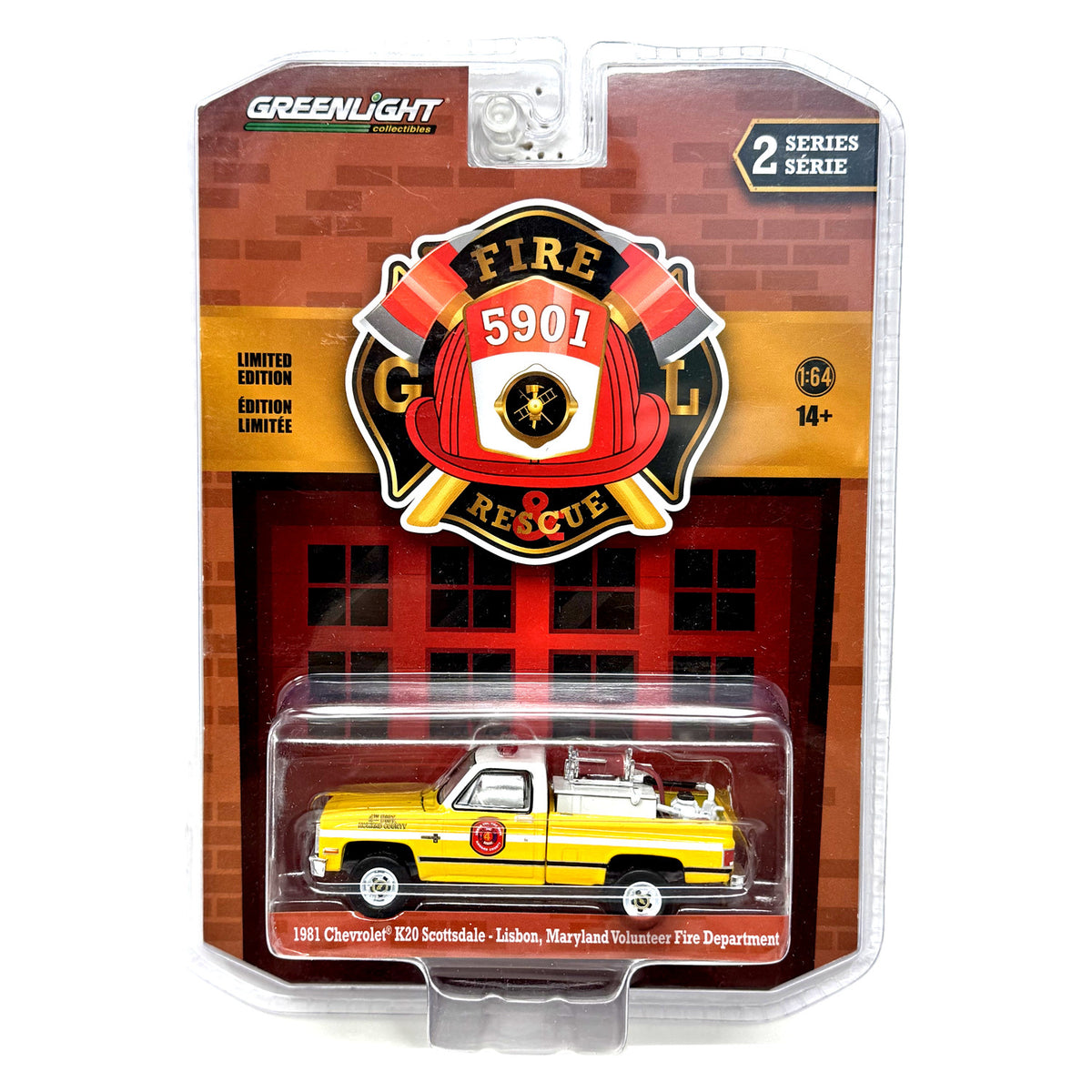 GreenLight Fire & Rescue 1981 Chevrolet K20 Scottsdale 1:64 Diecast