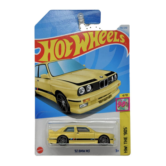 Hot Wheels The 90s 1992 BMW M3 1:64 Diecast Gold
