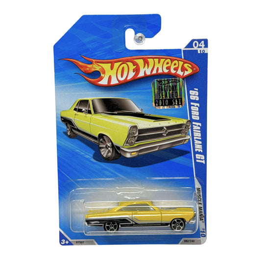 Hot Wheels Muscle Mania 1966 Ford Fairlane GT 1:64 Diecast Factory Sealed