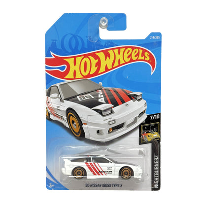 Hot Wheels Nightburnerz 1996 Nissan 180SX Type X 1:64 Diecast White