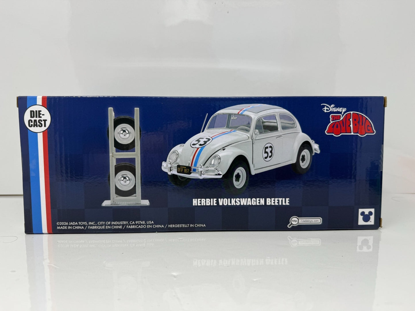 Jada The Love Bug Herbie Volkswagen Beetle 1:24 Diecast