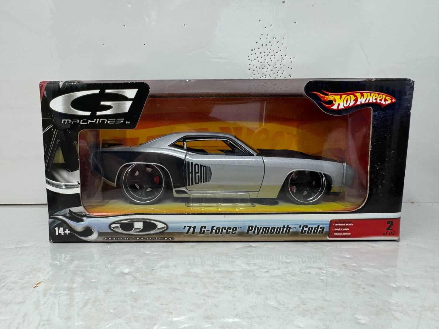Hot Wheels G Machines 1971 Plymouth Cuda 1:24 Diecast
