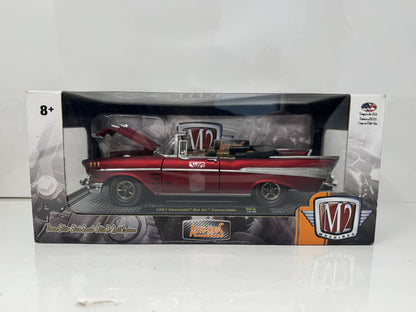 M2 Machines Auto Mods 1957 Chevrolet Bel Air Convertible 1:24 Diecast
