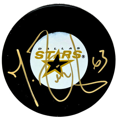 Mike Ribeiro Dallas Stars Signed NHL Autograph Puck Gold Auto