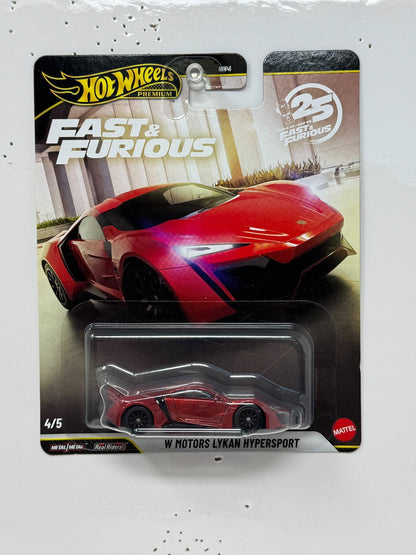 Hot Wheels Premium Fast & Furious W Motors Lykan Hypersport 1:64 Diecast