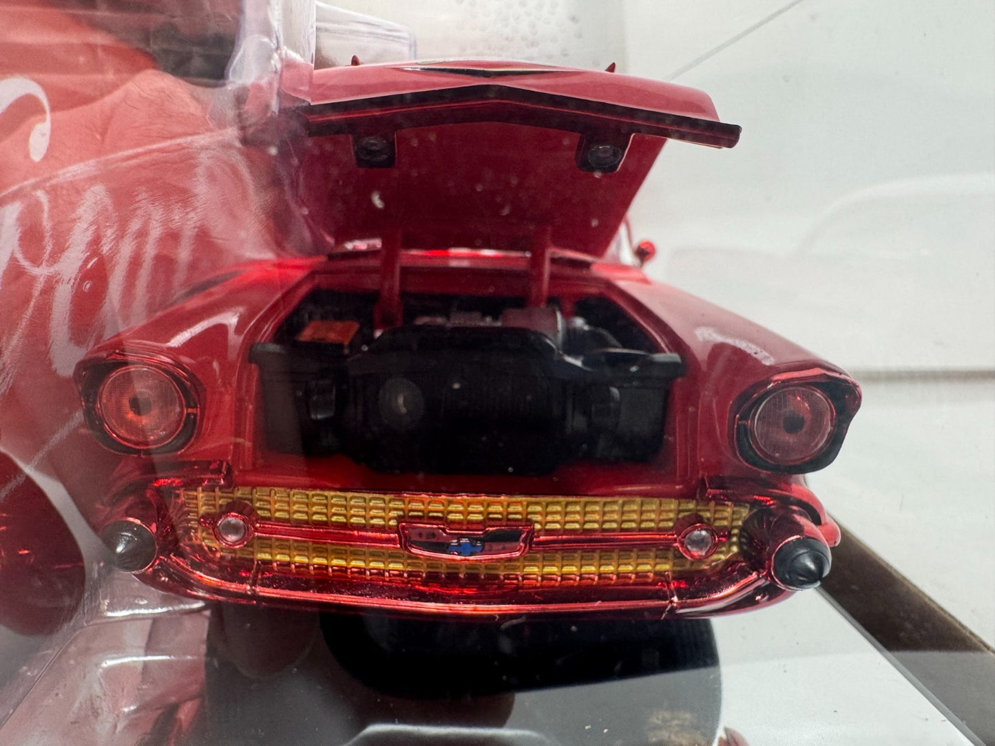 M2 Machines 1957 Chevy Bel Air Hardtop Coca-Cola CHASE 1:24 Diecast Red Rims