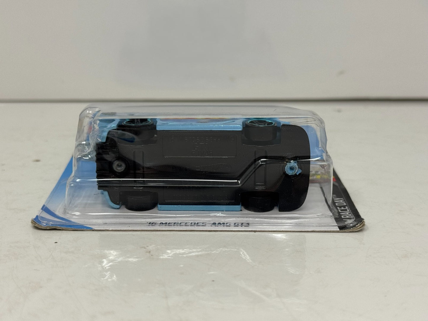 Hot Wheels HW Race Day 2016 Mercedes-AMG GT3 1:64 Diecast Light Blue
