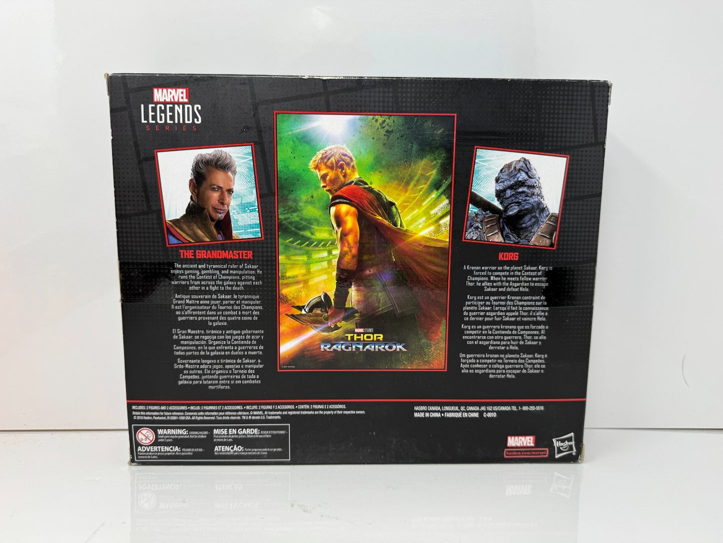 Marvel Legends Thor Ragnarok Grandmaster & Korg Action Figure 2-Pack