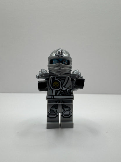 LEGO Ninjago Titanium Zane Minifigure with Silver Armor