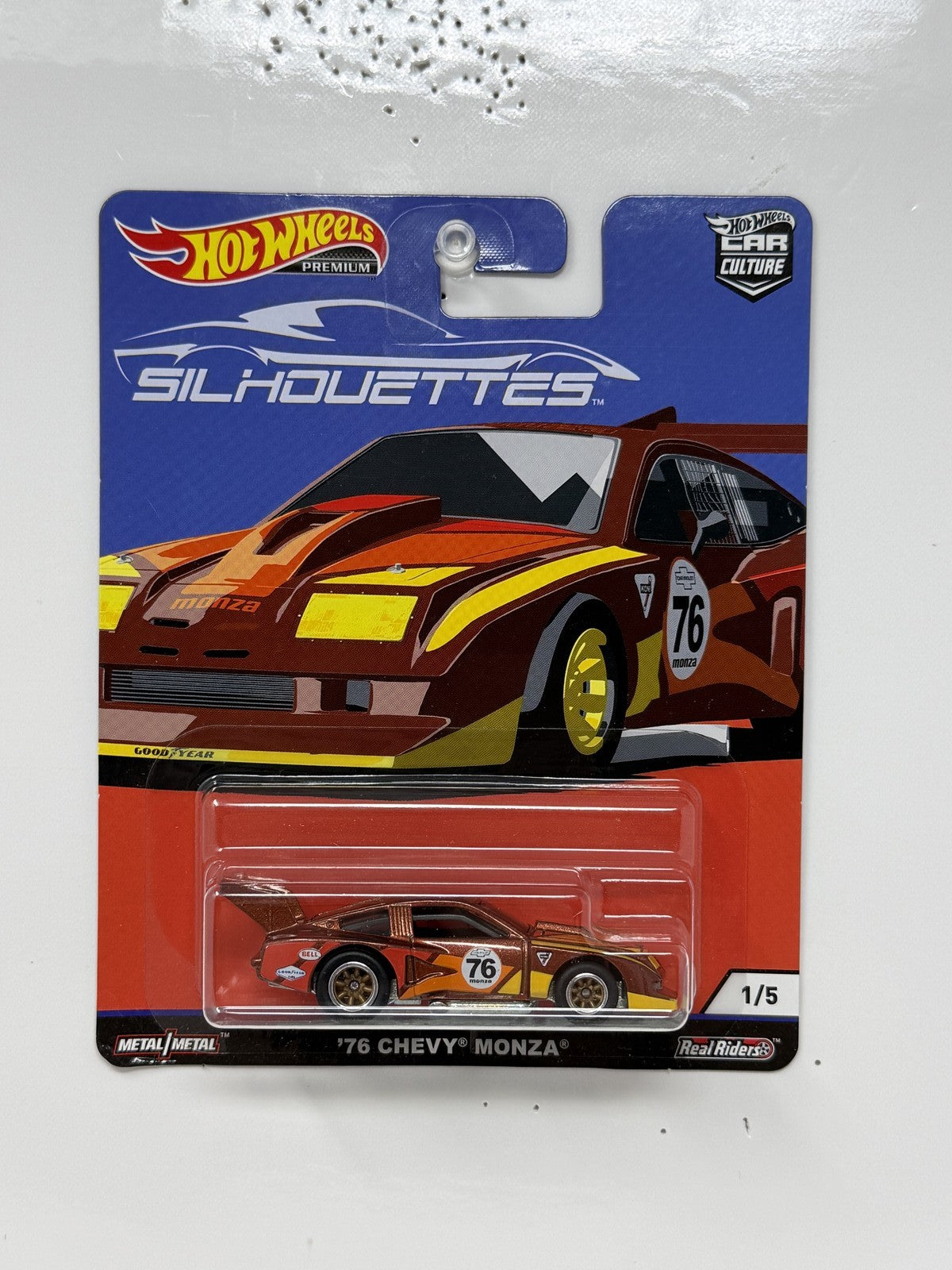Hot Wheels Premium Silhouettes 1976 Chevrolet Monza 1:64 Diecast