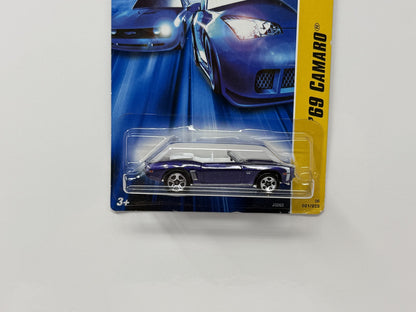 Hot Wheels 2007 First Editions 1969 Chevrolet Camaro 1:64 Diecast Blue