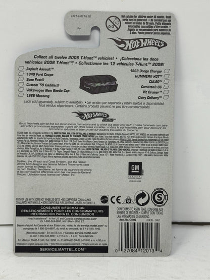 Hot Wheels T-Hunt Custom 1959 Cadillac 1:64 Diecast Real Riders