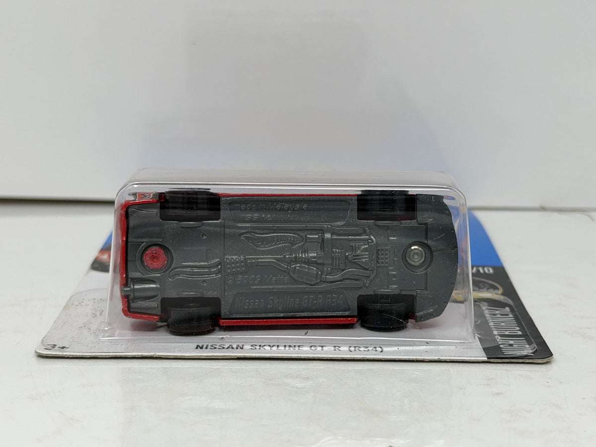 Hot Wheels Need for Speed Night Burnerz Nissan Skyline GT-R R34 1:64 Diecast